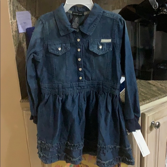 Calvin Klein toddler denim dress - Picture 4 of 4